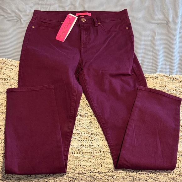 NWT Lilly Pulitzer South Ocean High Rise Jeans - Picture 5 of 10